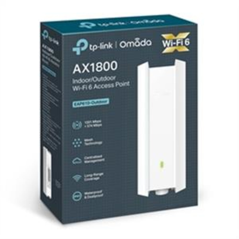 TP-LINK USA CORPORATION EAP610-OUTDOOR AX1800 INDOOR/OUTDOOR WI-FI 6 ACCESS