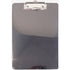 Barjan 00850966 8.5" X 6.5" Plastic Clipboard - Flat Clip and Peg Hanging Image 1