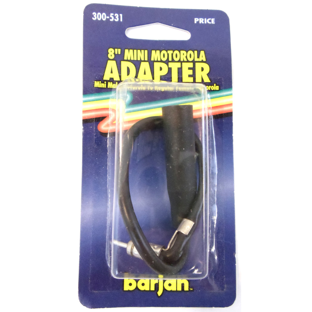 Barjan 300531 8" Mini Motorola Male Adapter Image 1