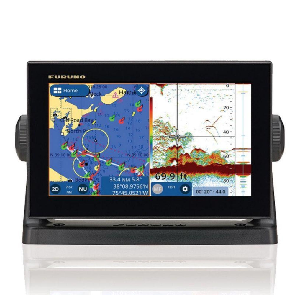 Furuno Gp1971F 9" Gps/Chartplotter/Fishfinder 50/200 600W 1Kw Single Channel