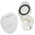 Scandvik 12104P Replacement White Cup And Cap Recessed Shower Image 1