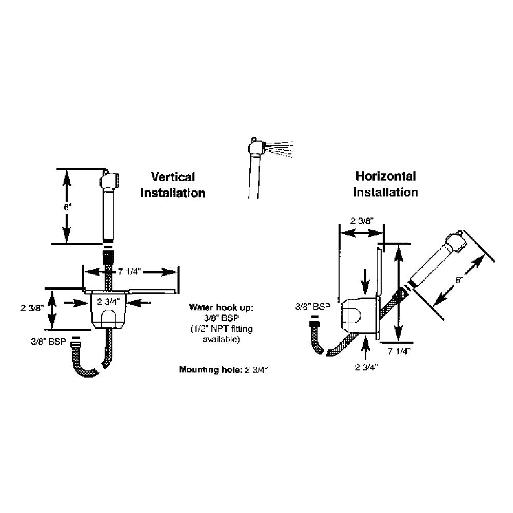 Scandvik 12106P Recessed Shower Packaged