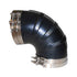 Trident hose TRL490SS 90 Deg.Rub.Elbow T Clamp 4In Image 1