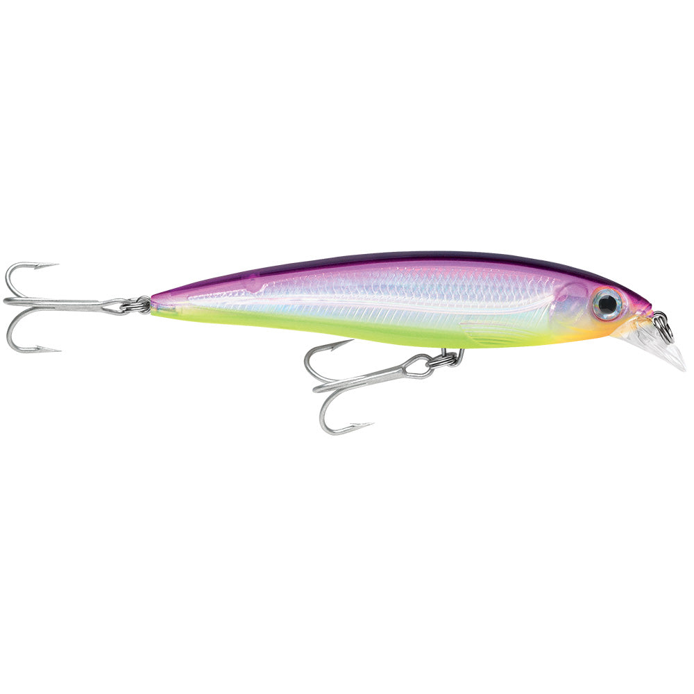 Rapala SXR08PRCH X-Rap Saltwater Lure 3-1/8" Purple Chartreuse Image 1