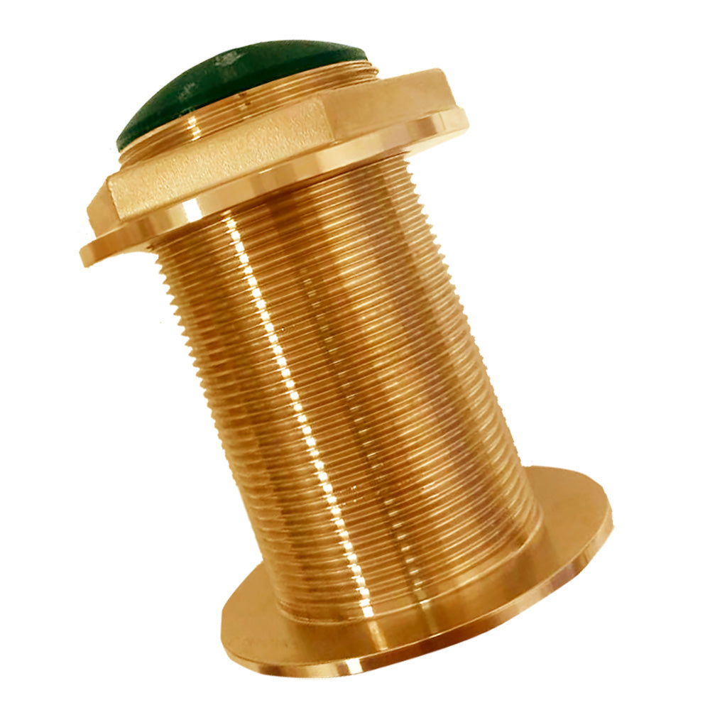 Echonautics Bt70Ma600-12 Bronze Thru-Hull CHIRP Transducer - 600W, 12° Tilt, 80-130kHz Image 1