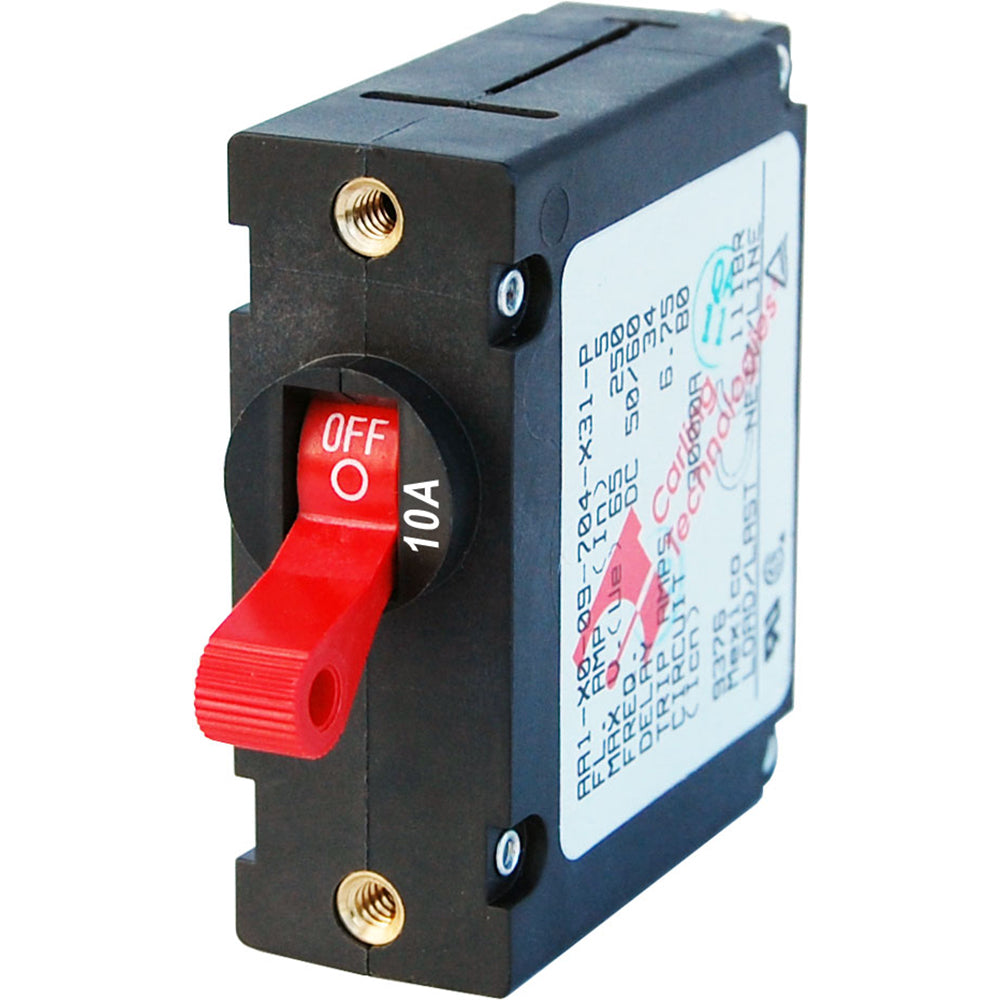 Blue Sea Systems 7205 AC/DC 10A Single Pole Magnetic Circuit Breaker Image 1