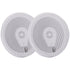 Poly-Planar Ma8505W 5" Three-Way Titanium Series Marine Speakers White Image 1