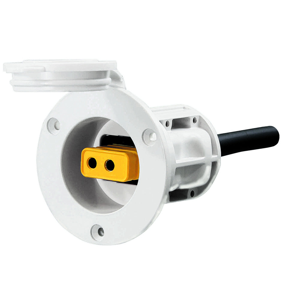 Cannon Downriggers 1903013 Flush Mount Power Port White Image 1