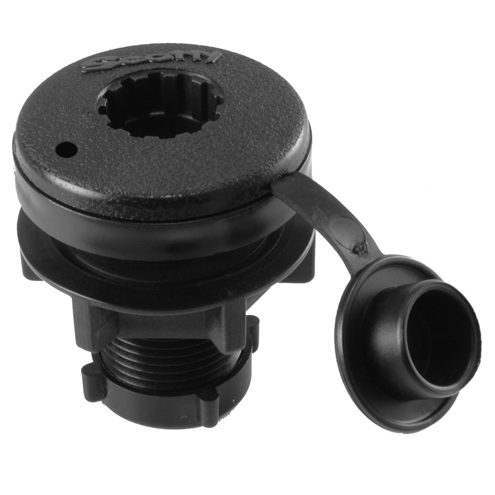 Scotty 444-Bk Compact Threaded Round Deck Mount Image 1