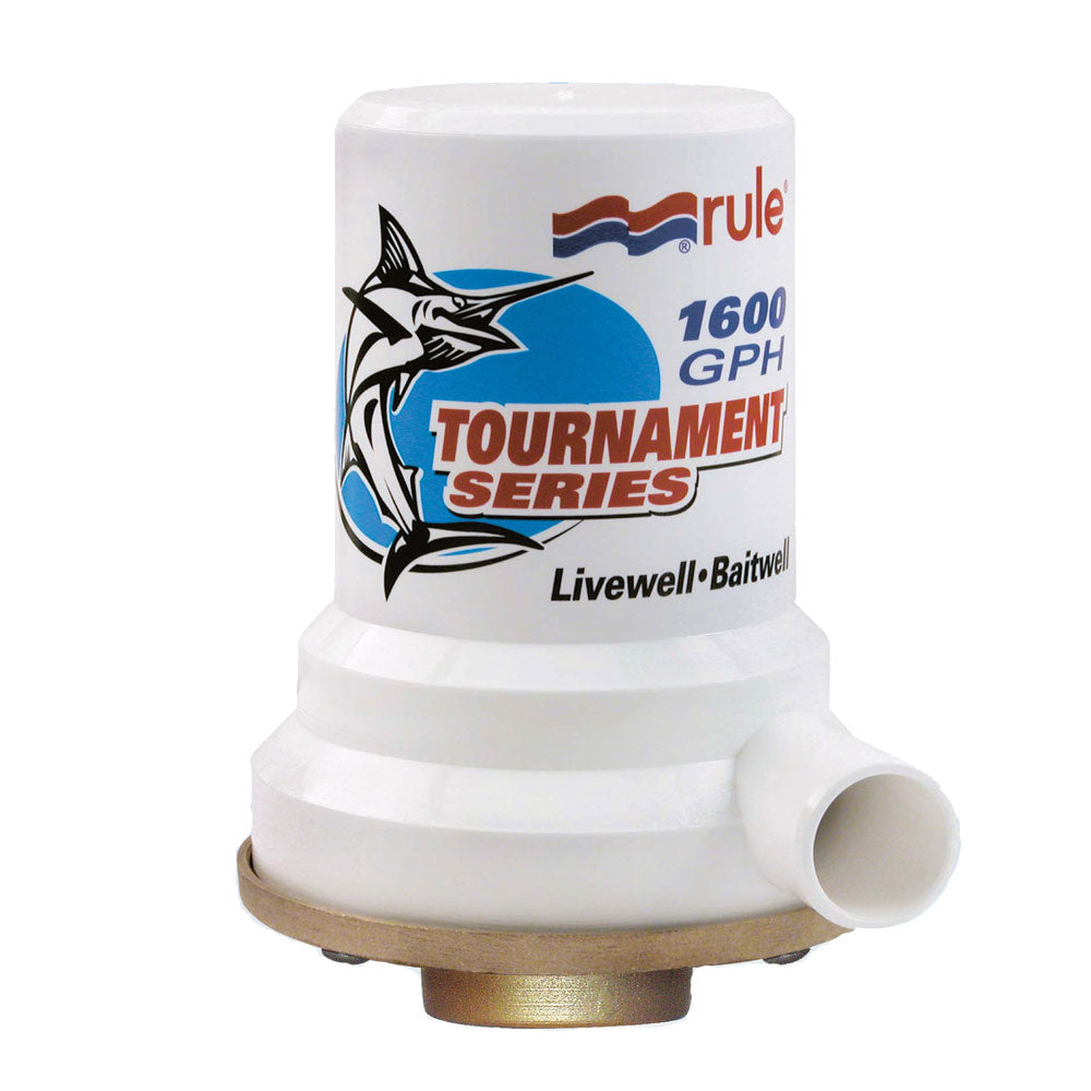 Rule 209B Tournament Series Bronze Base 1600 Gph Livewell Pump Image 1