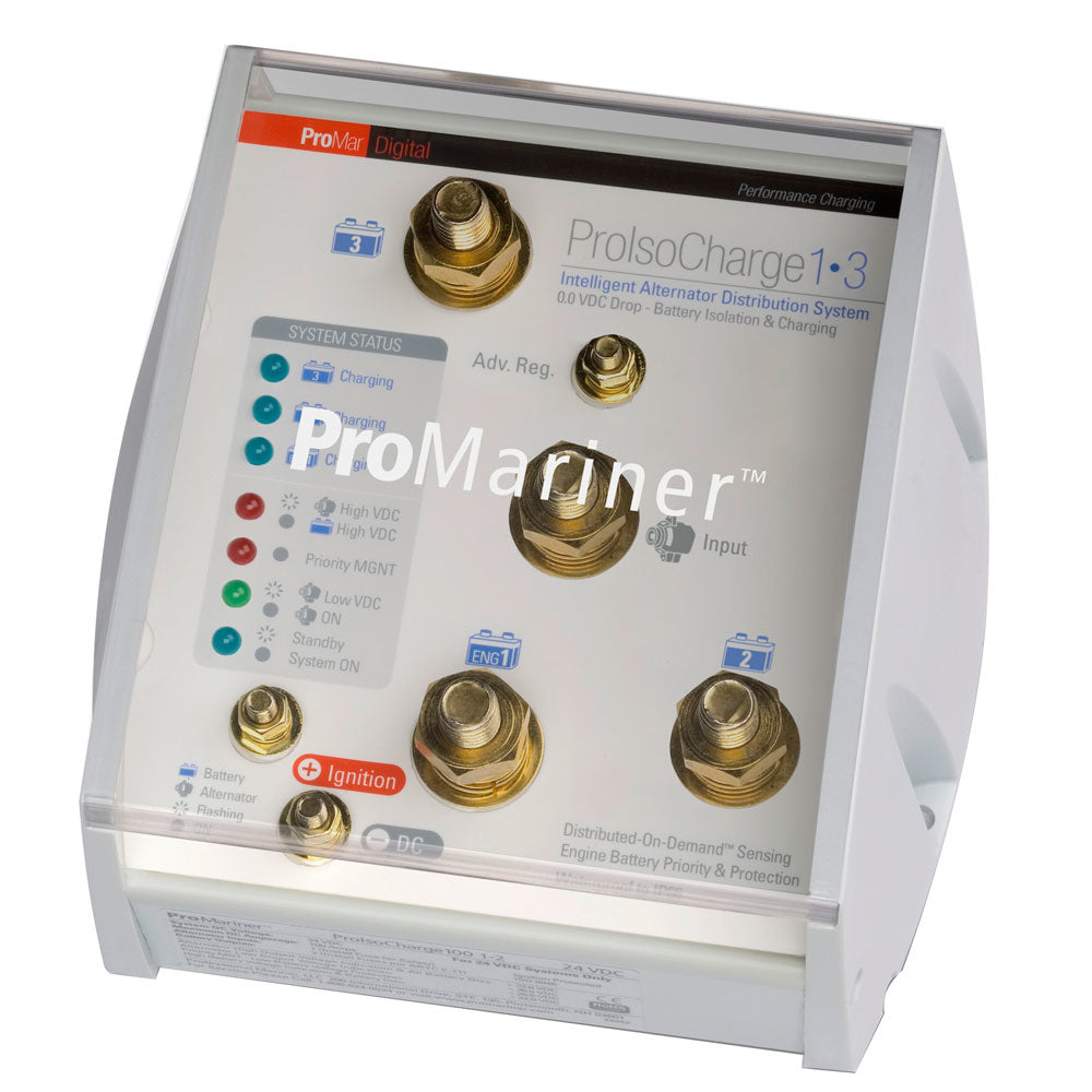 Promariner 23124 ProIsoCharge 120A 1-Alt 3-Bat Battery Isolator Image 1