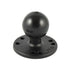 Ram Mounts RAM-202U Mount 2.5" Plate 1.5" Ball - Universal AMPS Hole Pattern Image 1