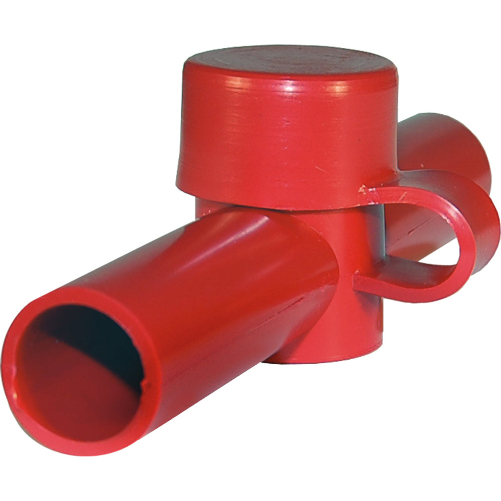 Blue Sea Systems 4003 Cable Cap Dual Entry Red Image 1