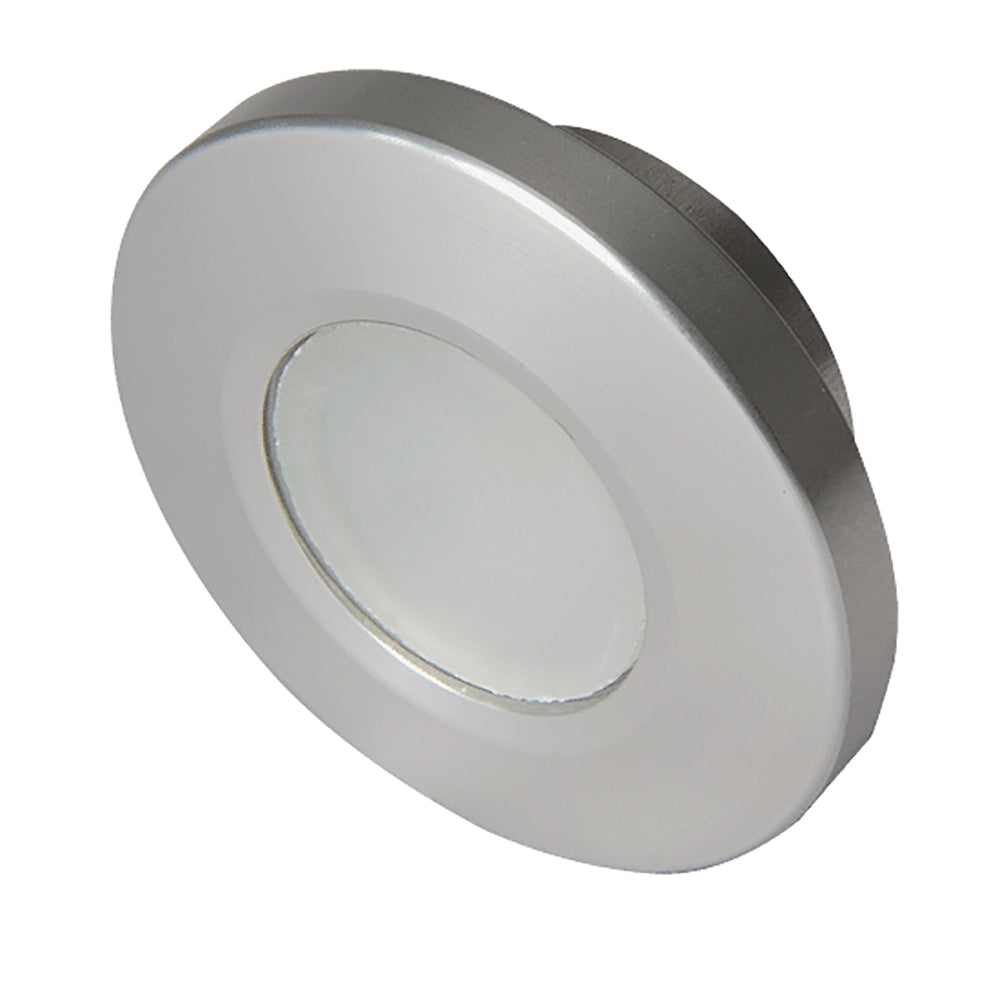 Lumitec 112500 Orbit Flush Mount Down Light Brushed Finish 4-Color