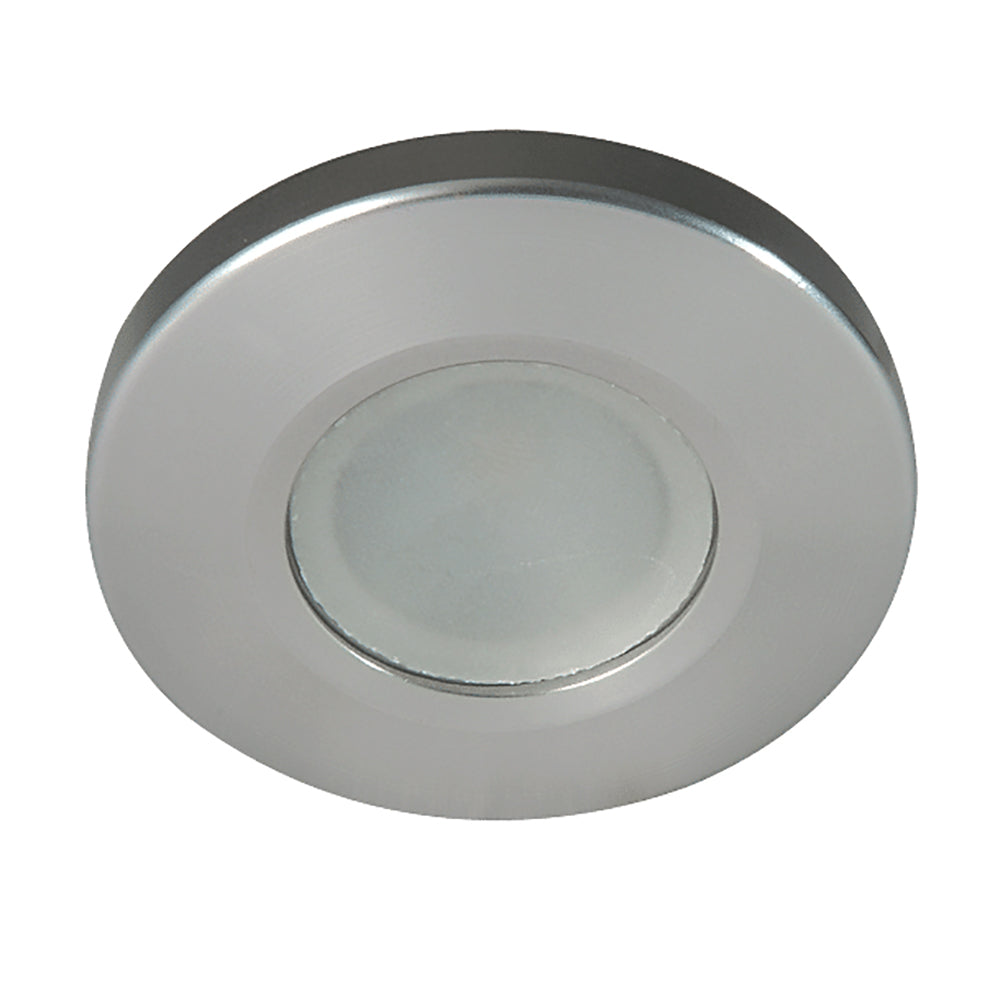 Lumitec 112500 Orbit Flush Mount Down Light Brushed Finish 4-Color