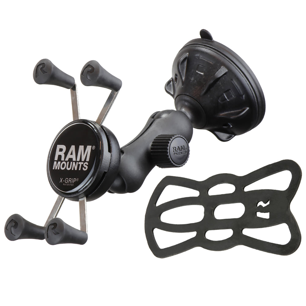 Ram Mount Rap-B-166-2-Un7U X-Grip Twist Lock Suction Mount