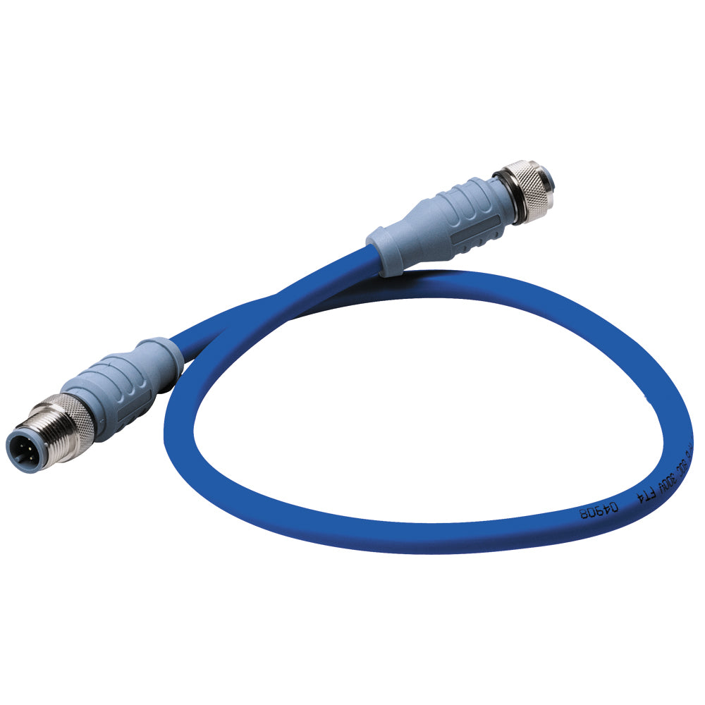 Maretron Dm-Db1-Df-00.5 Blue Mid Cable 0.5M Male To Female Connector Image 1