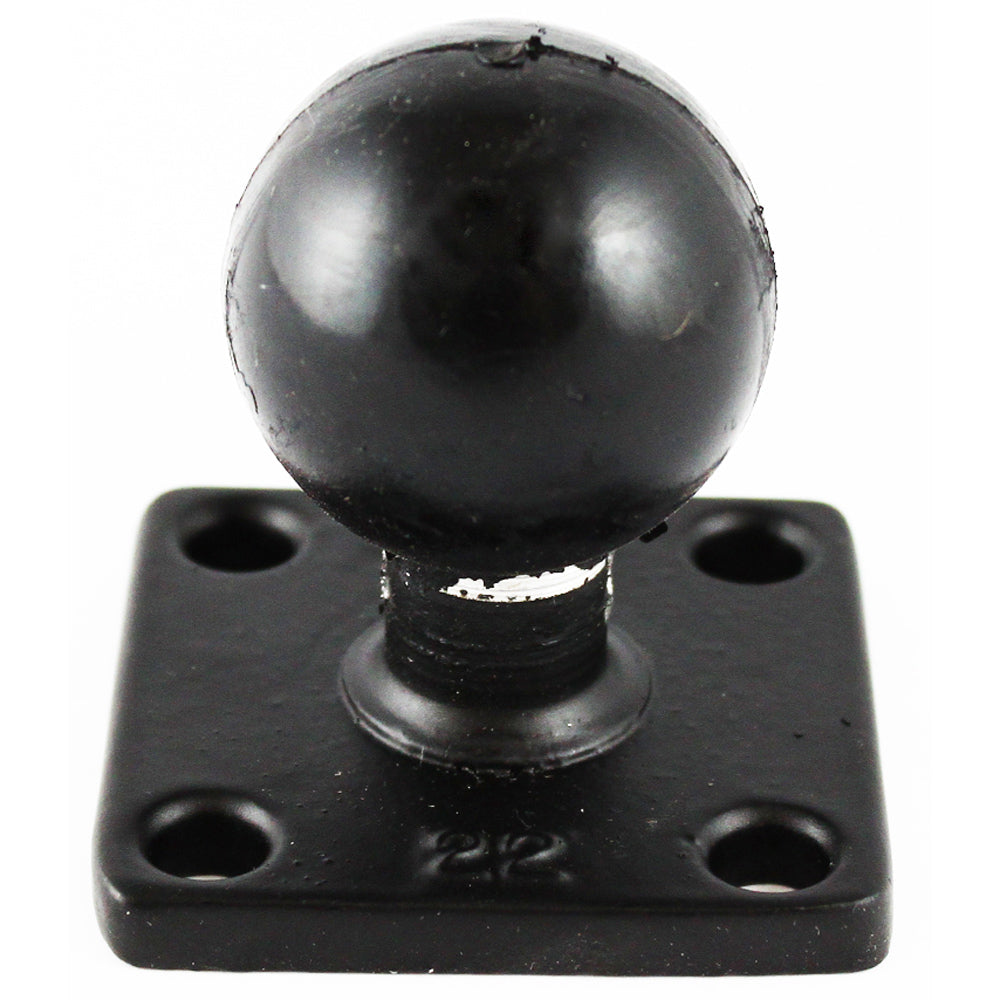 Ram Mounts RAM-202U-22 2" X Square Base 1.5" Ball Mount Image 1