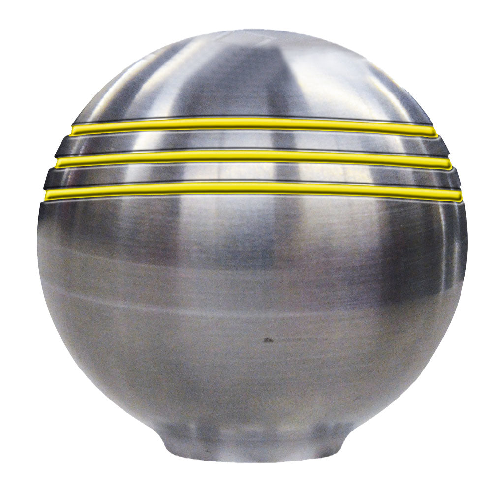 Schmitt And Ongaro Marine 50048 Throttle Knob 1-A.Z" Gold Grooves Image 1