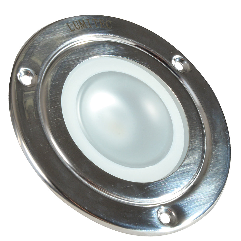 Lumitec 114118 Shadow Flush Mount Down Light Polished Ss Finish 3-Color