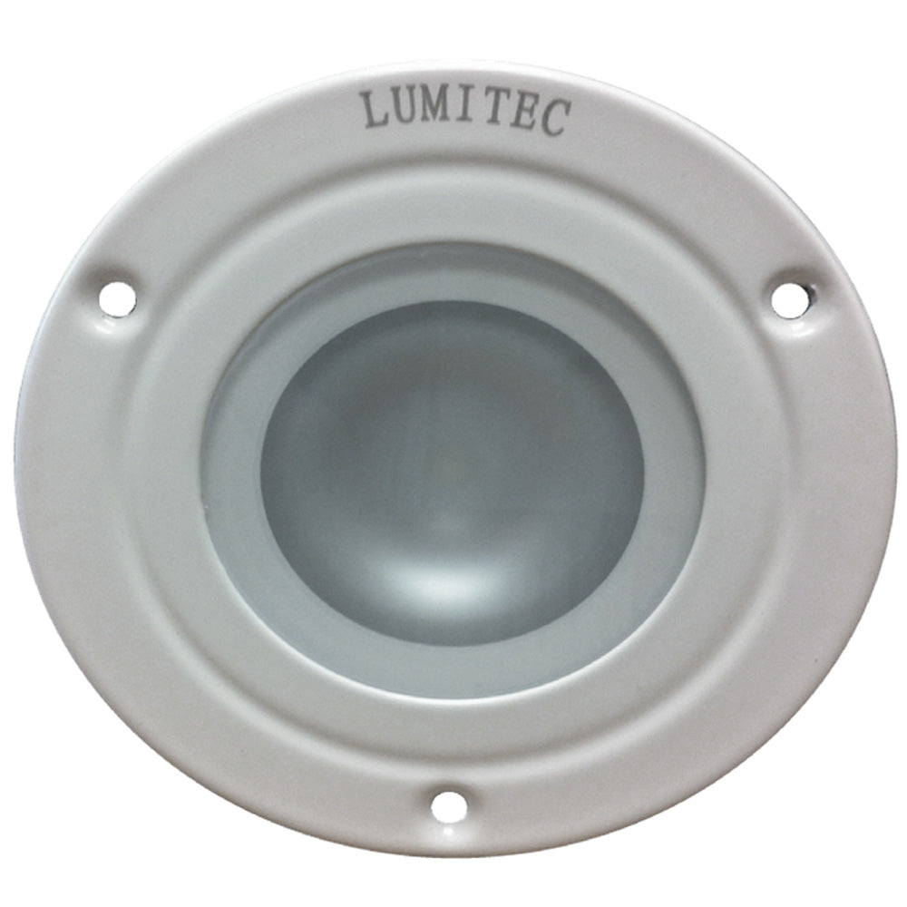 Lumitec 114128 Shadow Flush Mount Down Light White Finish 3-Color Red/Blue Image 1