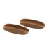 Whitecap 60147-A Teak Oval Drawer Pull 4"L 2 Pack