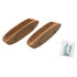 Whitecap 60147-A Teak Oval Drawer Pull 4"L 2 Pack