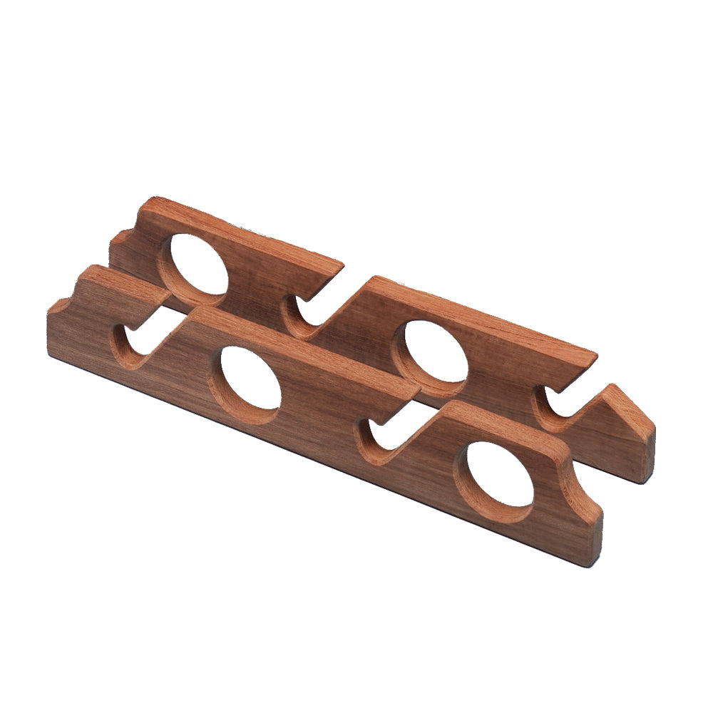 Whitecap 60612 Teak Four-Rod Storage Rack Pair Image 1