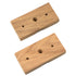 Whitecap 60609 Teak Rod Storage Rack Mounting Brackets Pair Image 1