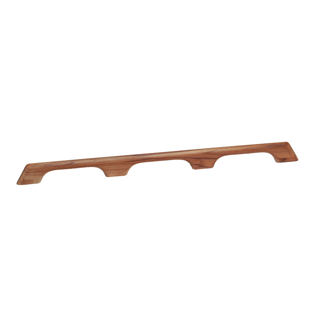 Whitecap 60104 Teak Handrail 3 Loops 33"L Image 1