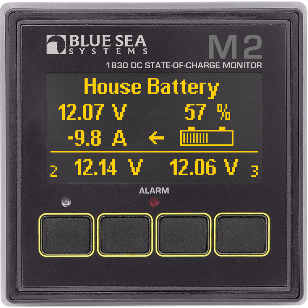 Blue Sea Systems 1830 Digtal Meter M2 Oled State Of Charge