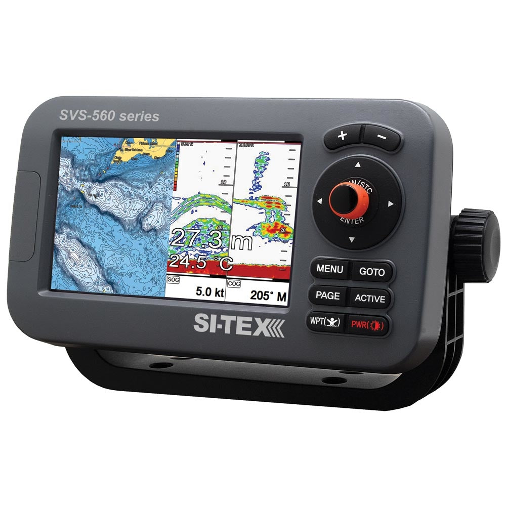 Si-Tex Svs-560Cf Chartplotter 5" Color Screen Internal Gps And Navionics+ Image 1