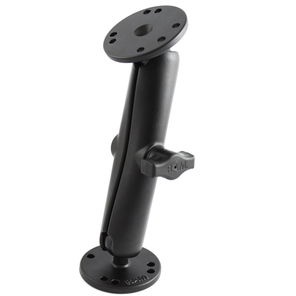 Ram Mounting Systems Ram-B-101U-C 1" Ball Long Double Socket Arm Mount Image 1