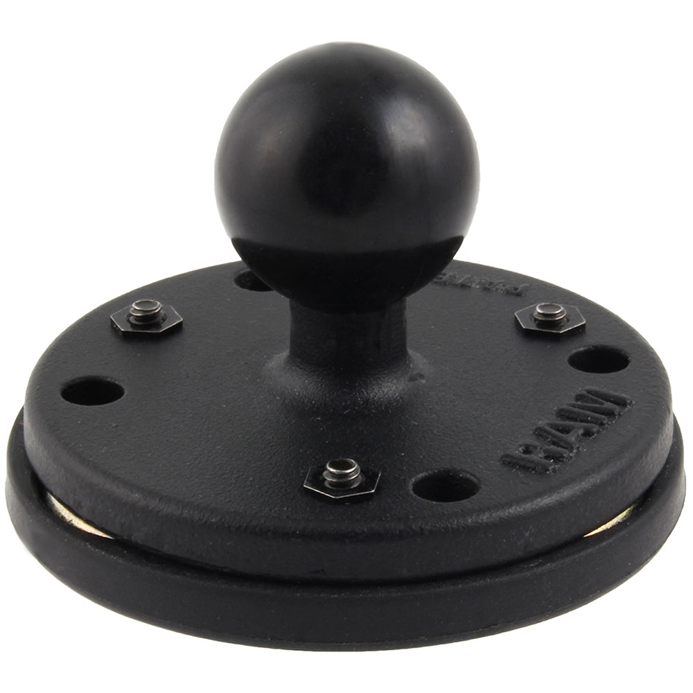 Ram Mounting Systems Ram-B-202-339U Mount Triple Magnetic 2.5" Round Base 1"" Image 1