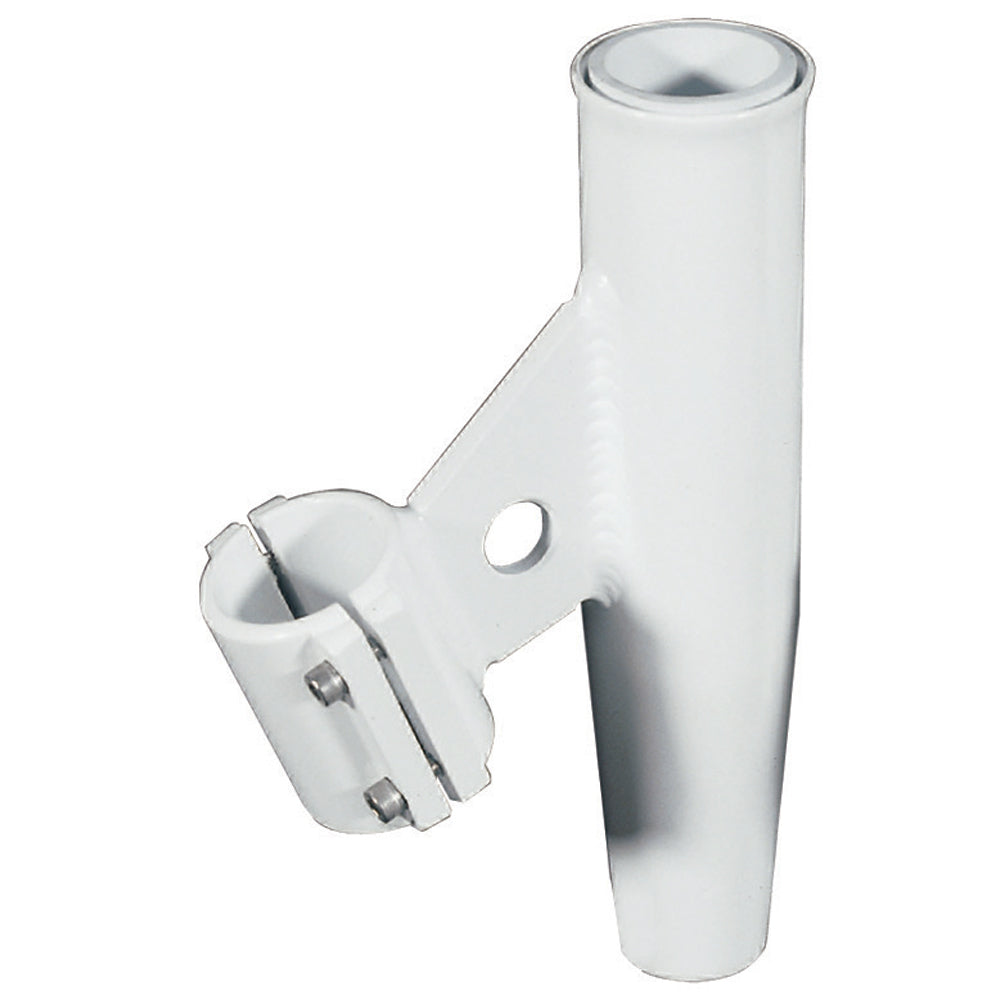 Lee'S Tackle Ra5003Wh Clamp-On Rod Holder White Aluminum Vertical Mount Fits Image 1