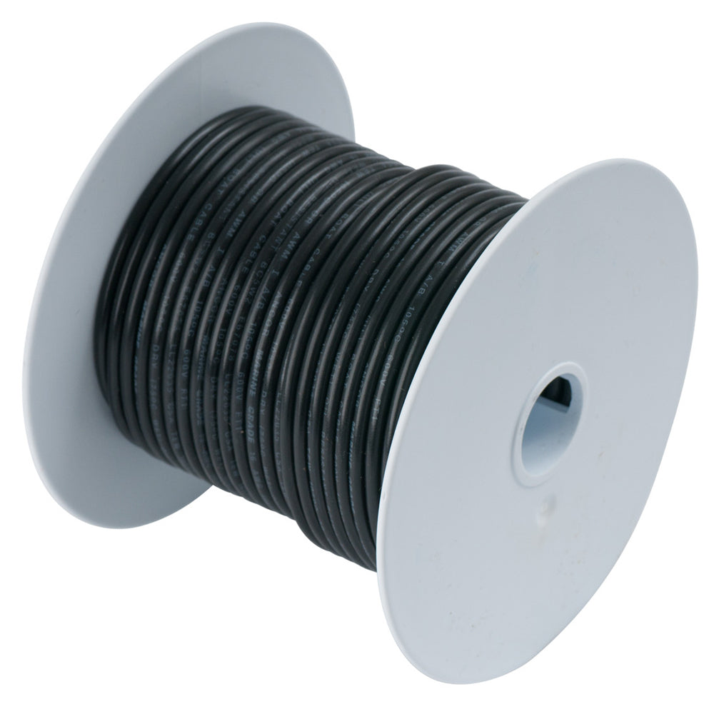 Ancor 100025 Black 18 Awg Tinned Copper Wire 250' Image 1