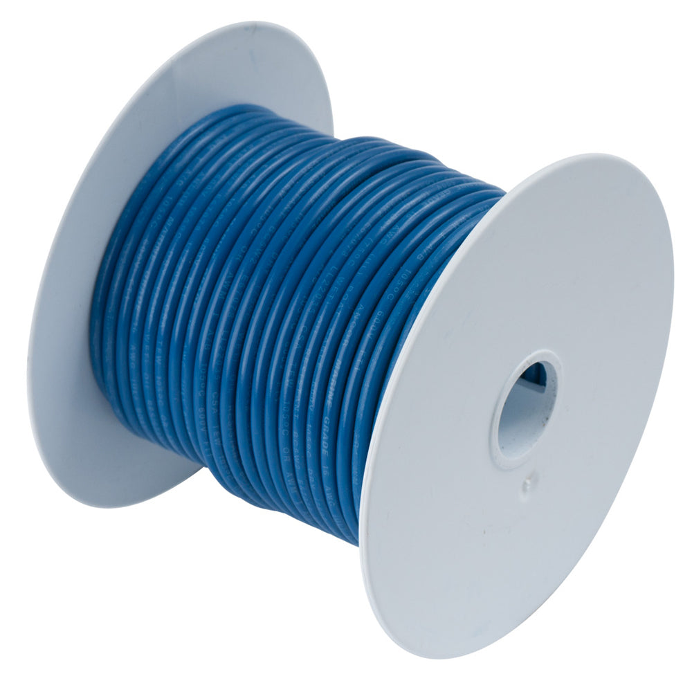 Ancor 102125 Dark Blue 16 Awg Tinned Copper Wire 250' Image 1