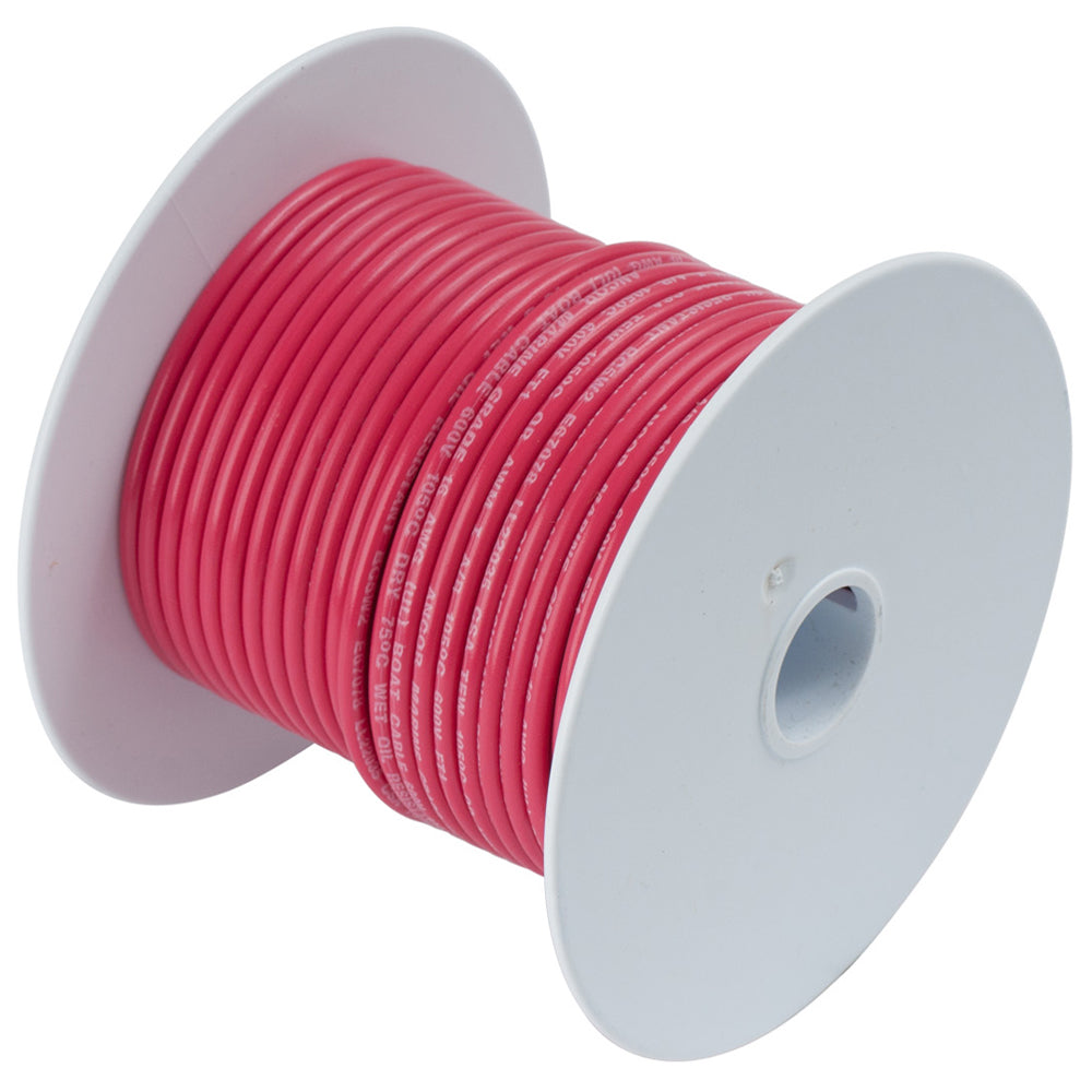 Ancor 102825 Red 16 Awg Tinned Copper Wire 250' Image 1