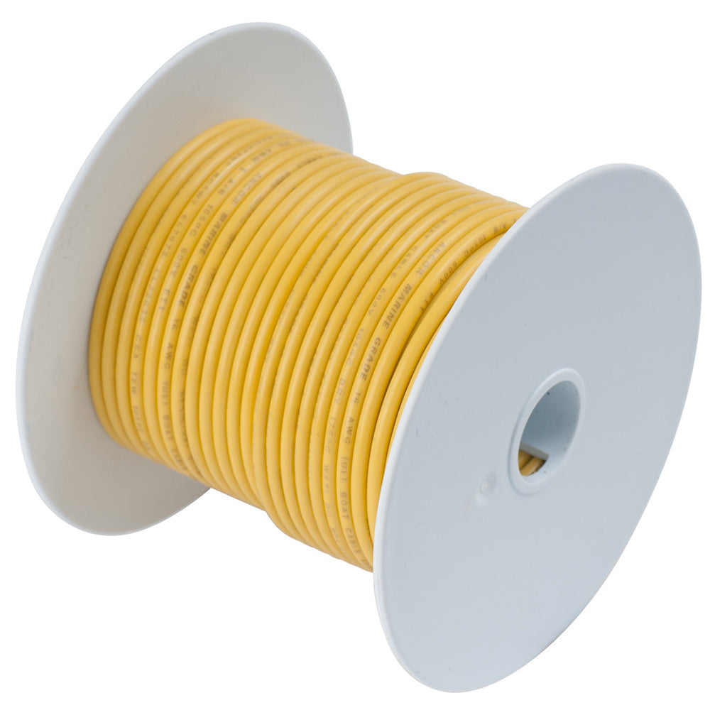 Ancor 105025 Yellow 14 Awg Tinned Copper Wire 250' Image 1