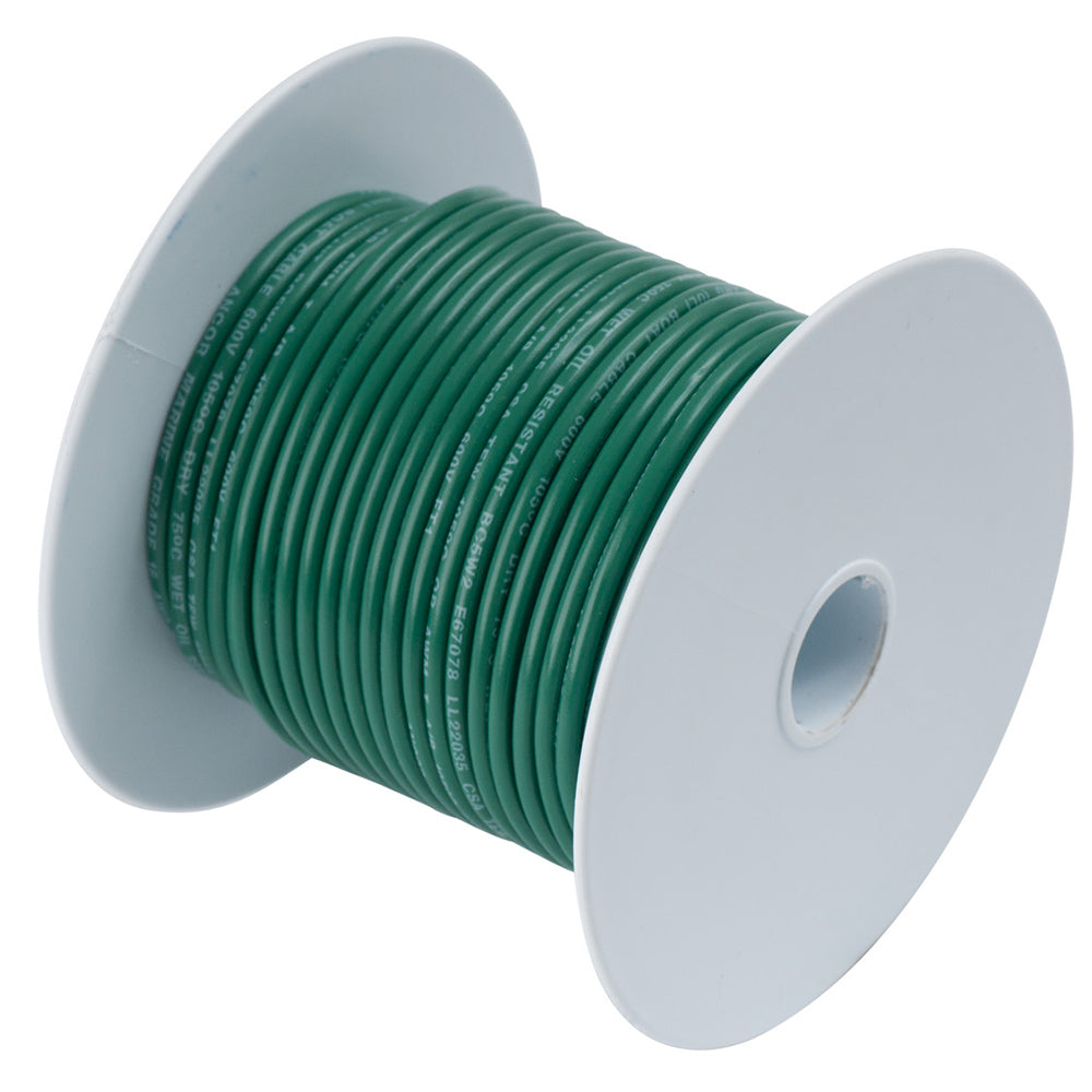 Ancor 108302 Green 10 Awg Tinned Copper Wire 25' Image 1