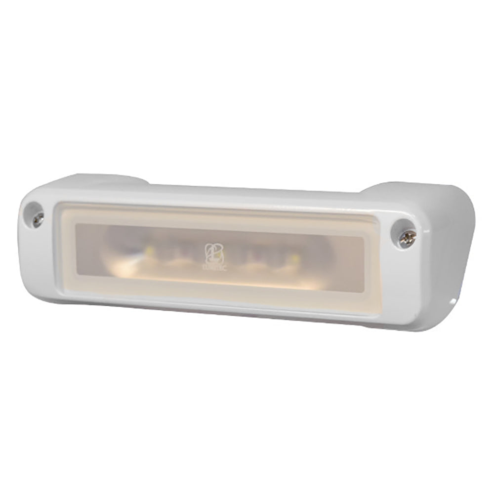 Lumitec 101477 Perimeter Flood Light White/Red Led White Finish 12/24V Image 1