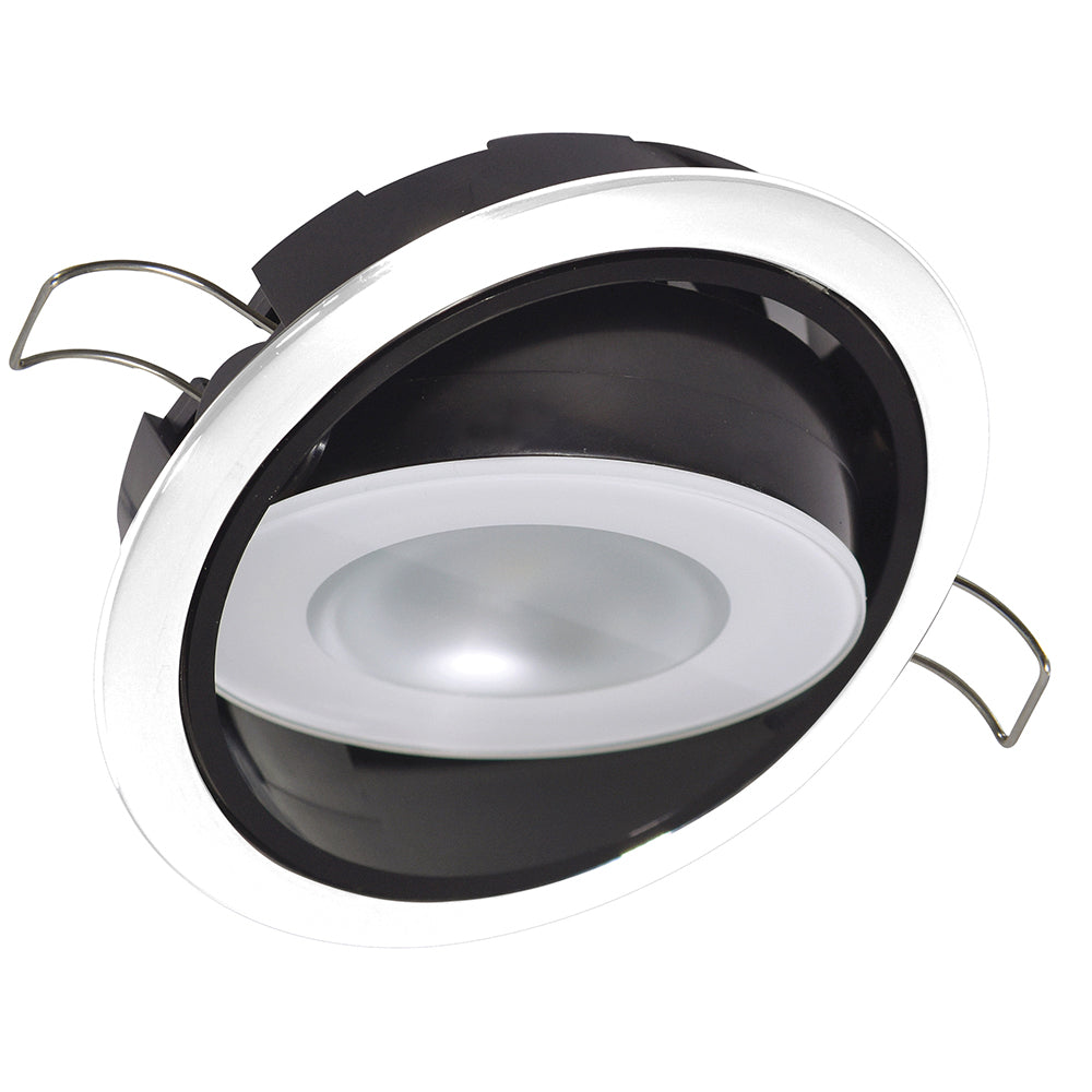 Lumitec 115123 Mirage Positionable Down Light White Dimming Bezel Image 1