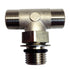 Uflex Usa 71955T Boss Style T-Fitting Nickel Orb 6 To 3/8" Comp Image 1