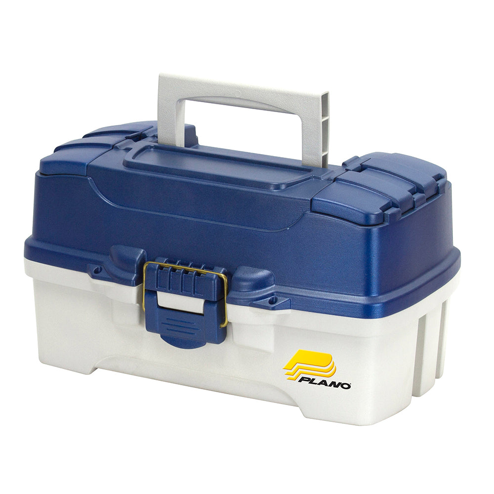 Plano 620206 2-Tray Tackle Box with Duel Top Access - Blue/White Image 1