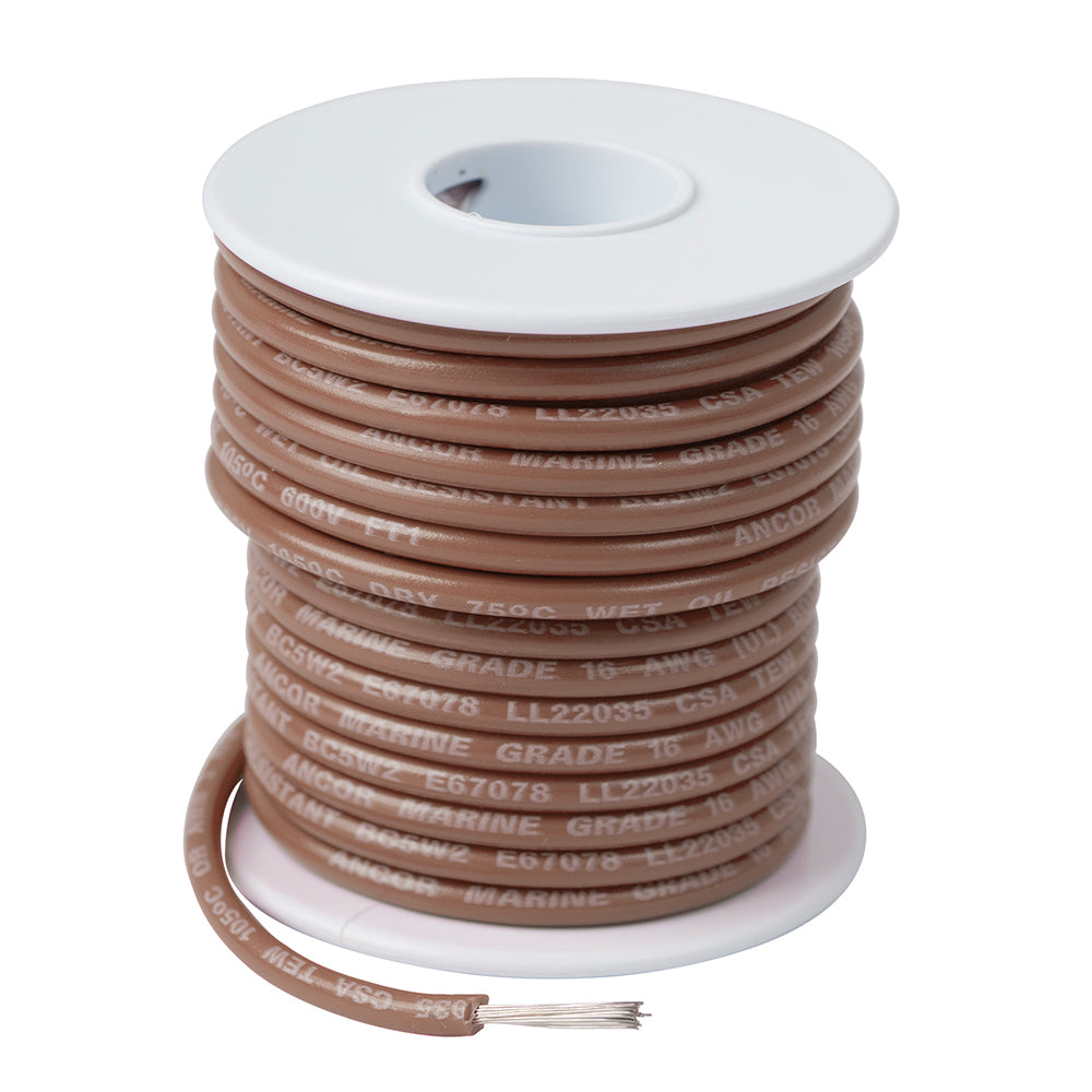 Ancor 103825 Tan 14 Awg Tinned Copper Wire 250' Image 1