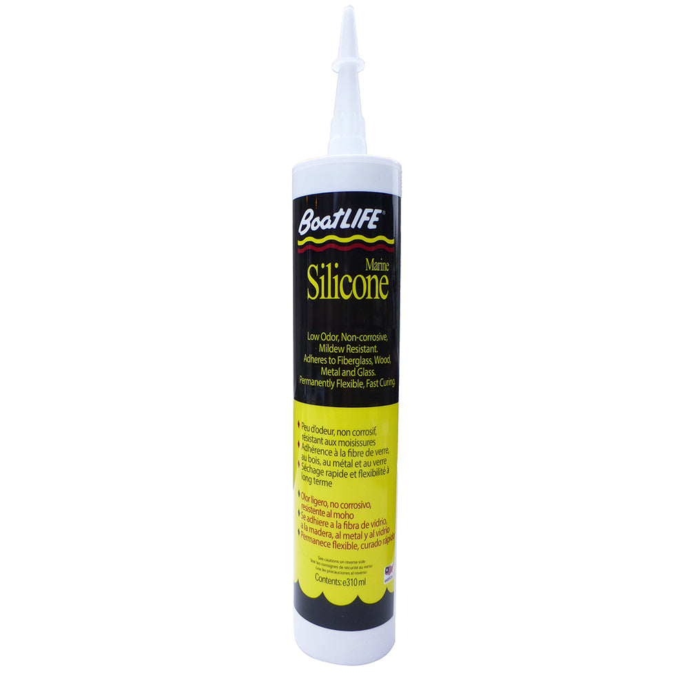 Boatlife 1151 Silicone Rubber Sealant Cartridge White Image 1