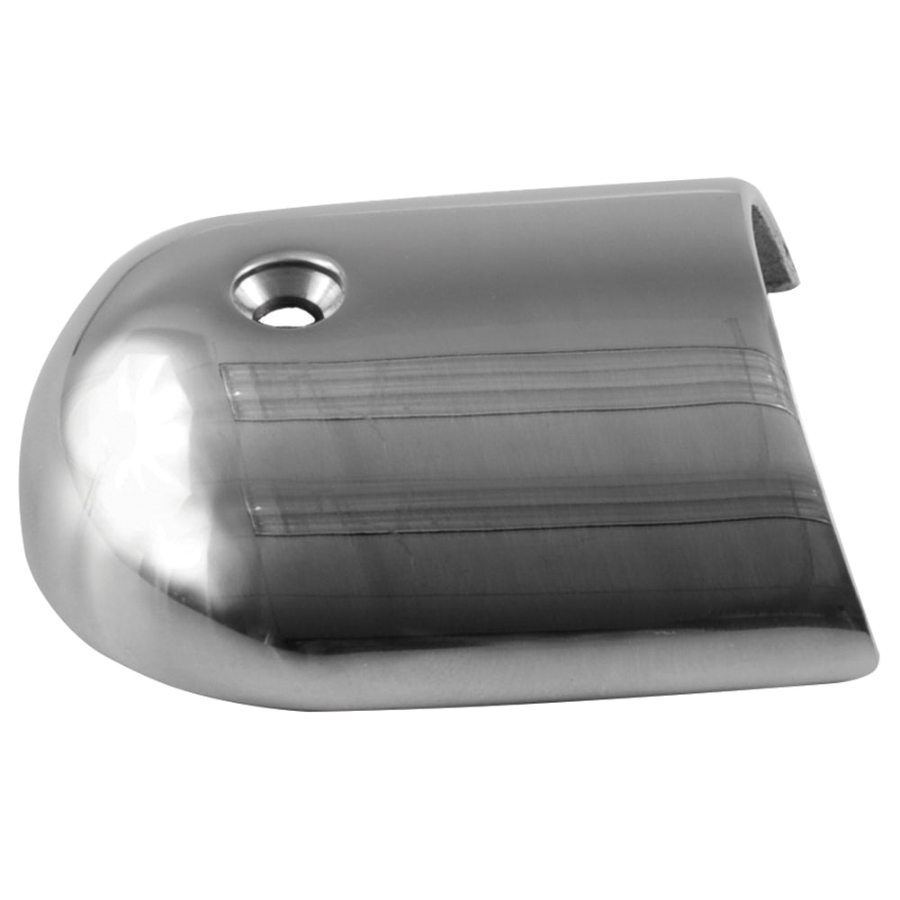 Taco Marine F16-0039 Rub Rail End Cap 1-7/8" Stainless Steel Image 1