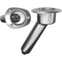 Mate Series C2030D Stainless Steel 30° Rod And Cup Holder Drain Oval Top Image 1