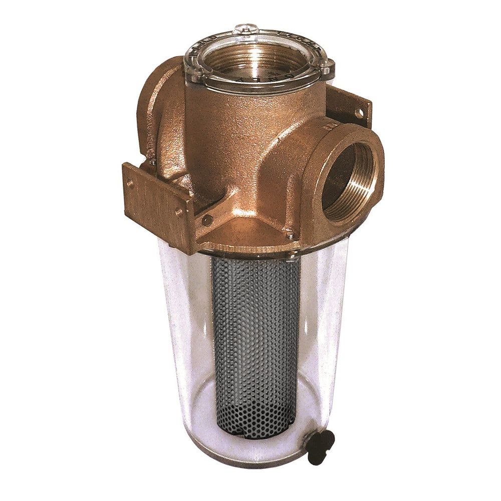 Groco Arg-1000 Series 1" Raw Water Strainer Monel Basket Image 1