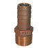 Groco Pth-500 1/2" Npt X Id Bronze Pipe To Hose Straight Fitting Image 1